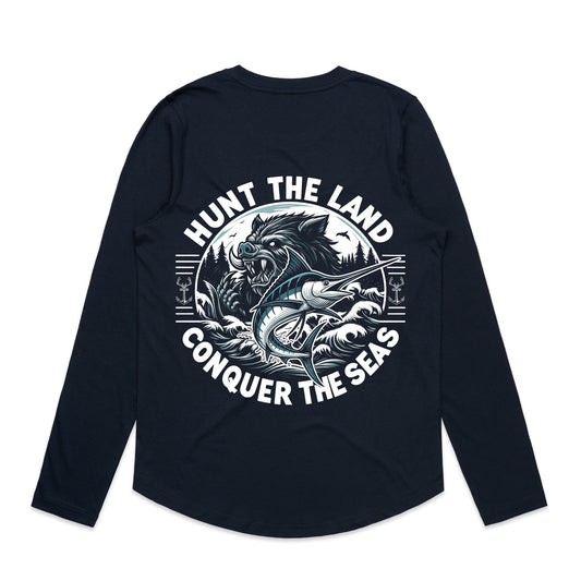 Huntress Tee L/S - Hunt The Land