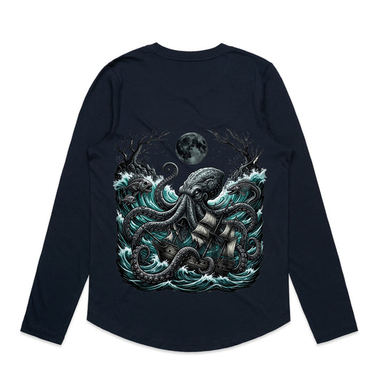 Huntress Tee L/S - Kraken